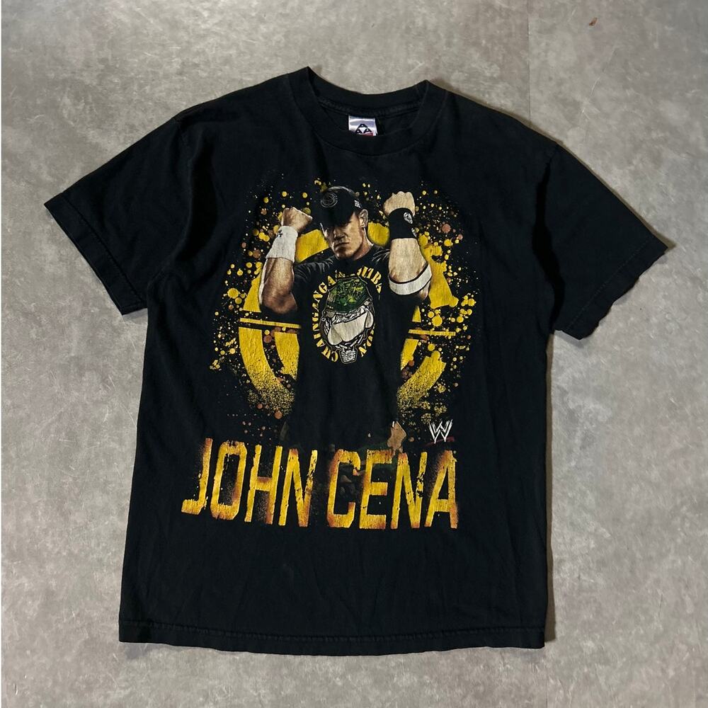 2000's Vintage John Cena Black T-Shirt -M